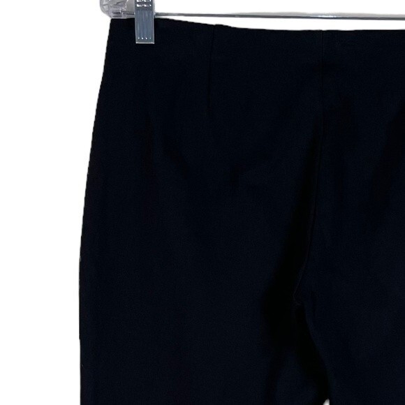 Eileen Fisher Black Stretch Ponte Pull-On Slim Fit Pants Small Officewear Career - Picture 8 of 13